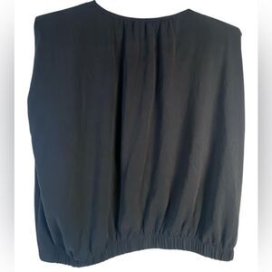 Express Elegant Black Sleeveless Blouse